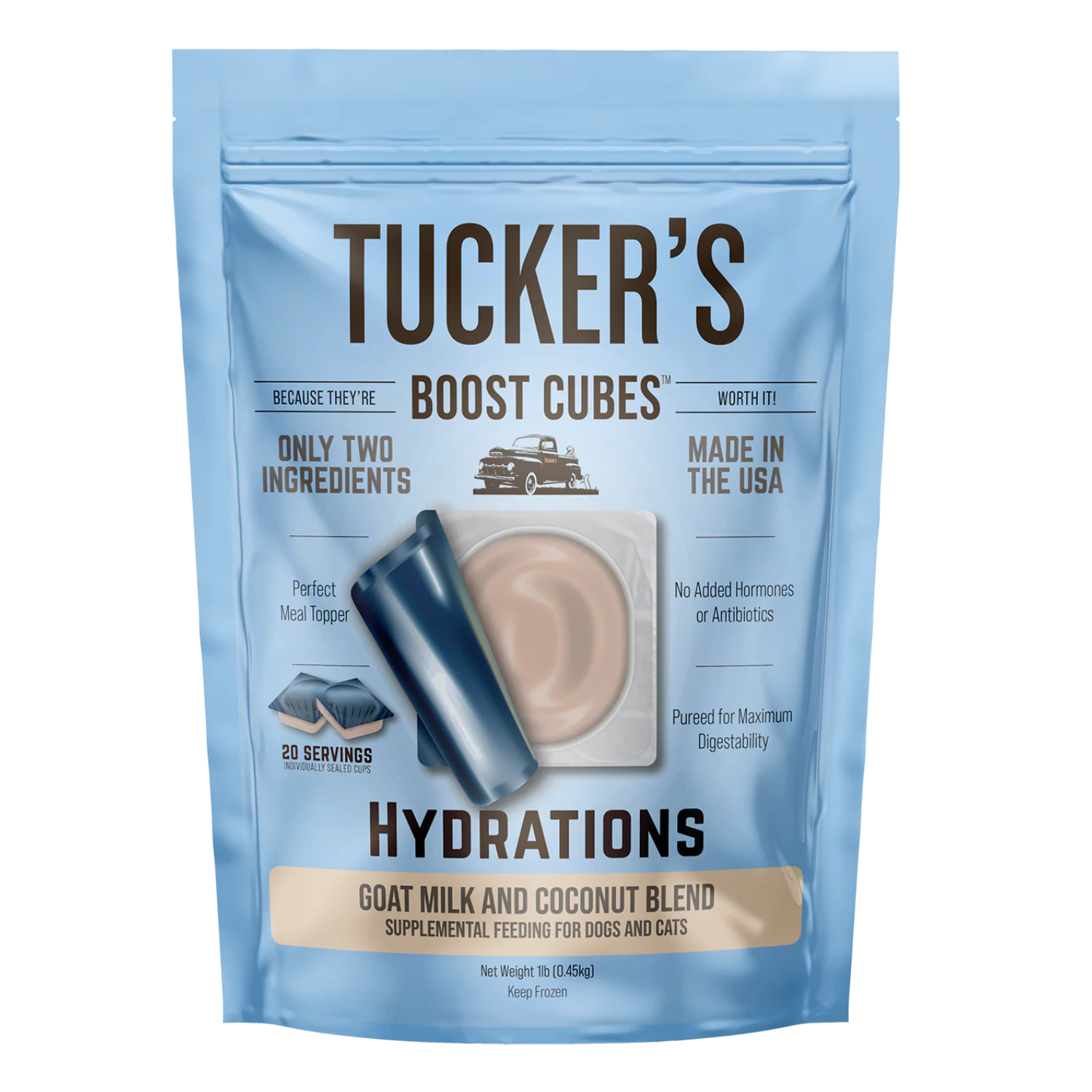 Tuckers - Boost Cubes Hydrations, Goat's Milk w/ Coconut Blend