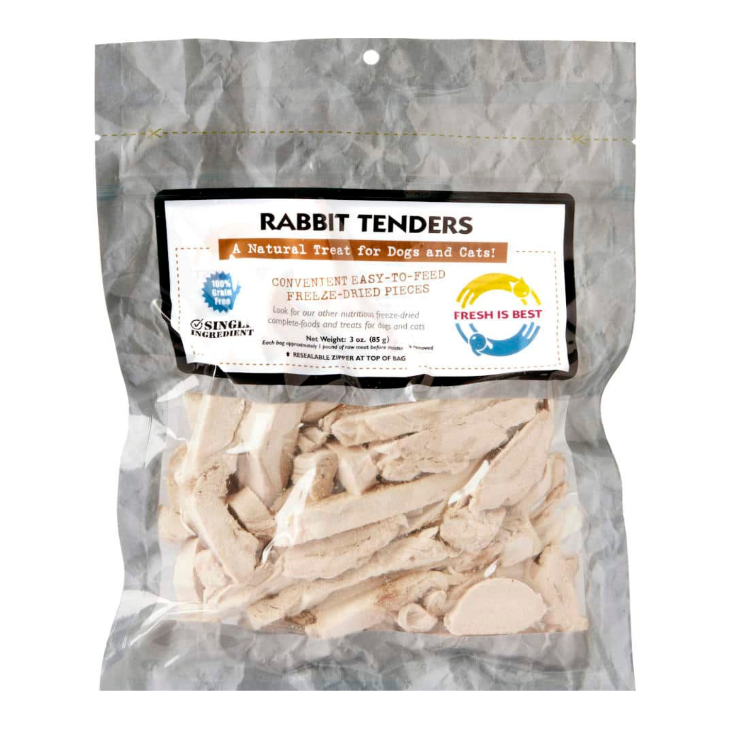 Fresh Is Best - Freeze Dried Rabbit Tenders