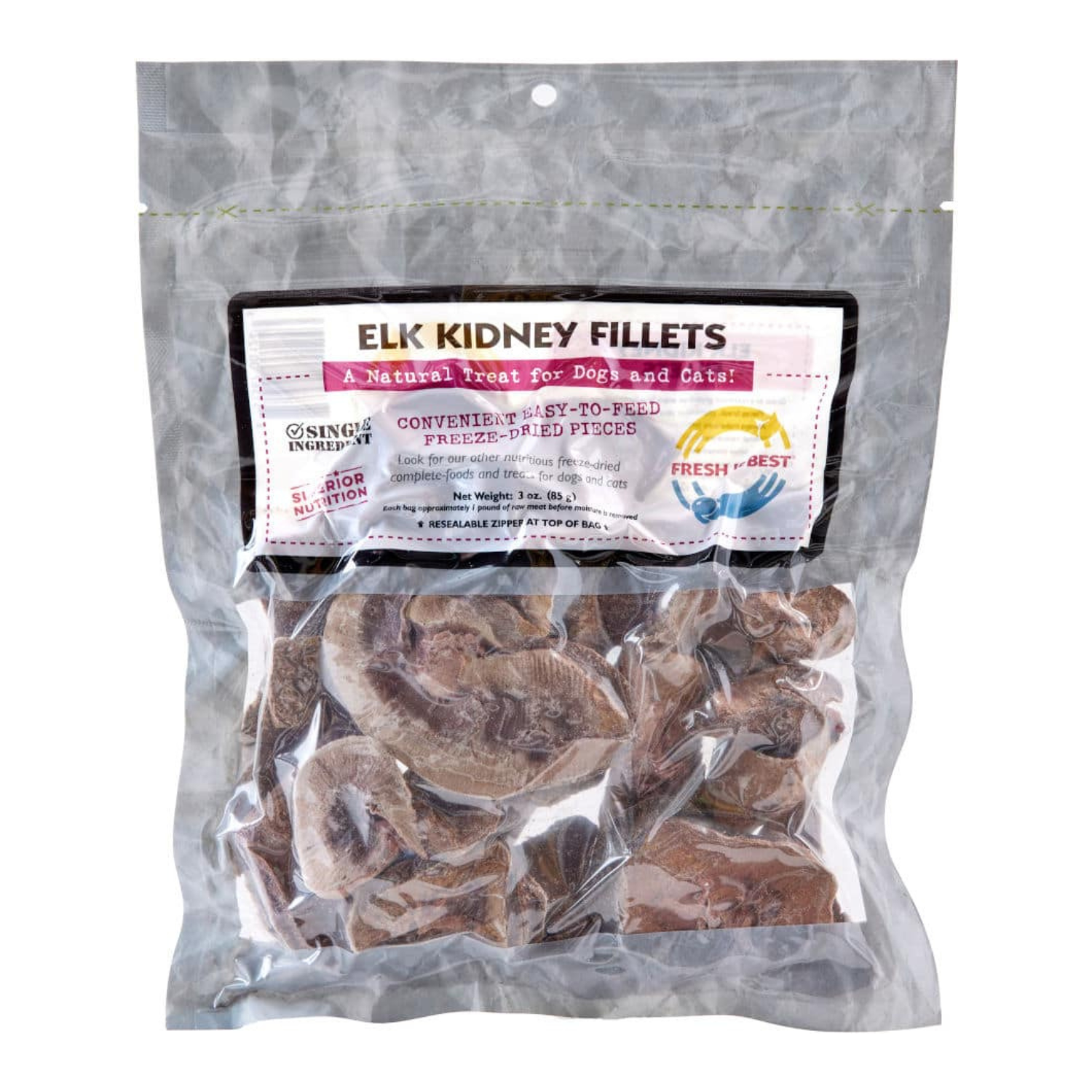 Fresh Is Best - Freeze Dried Elk Kidney Fillets