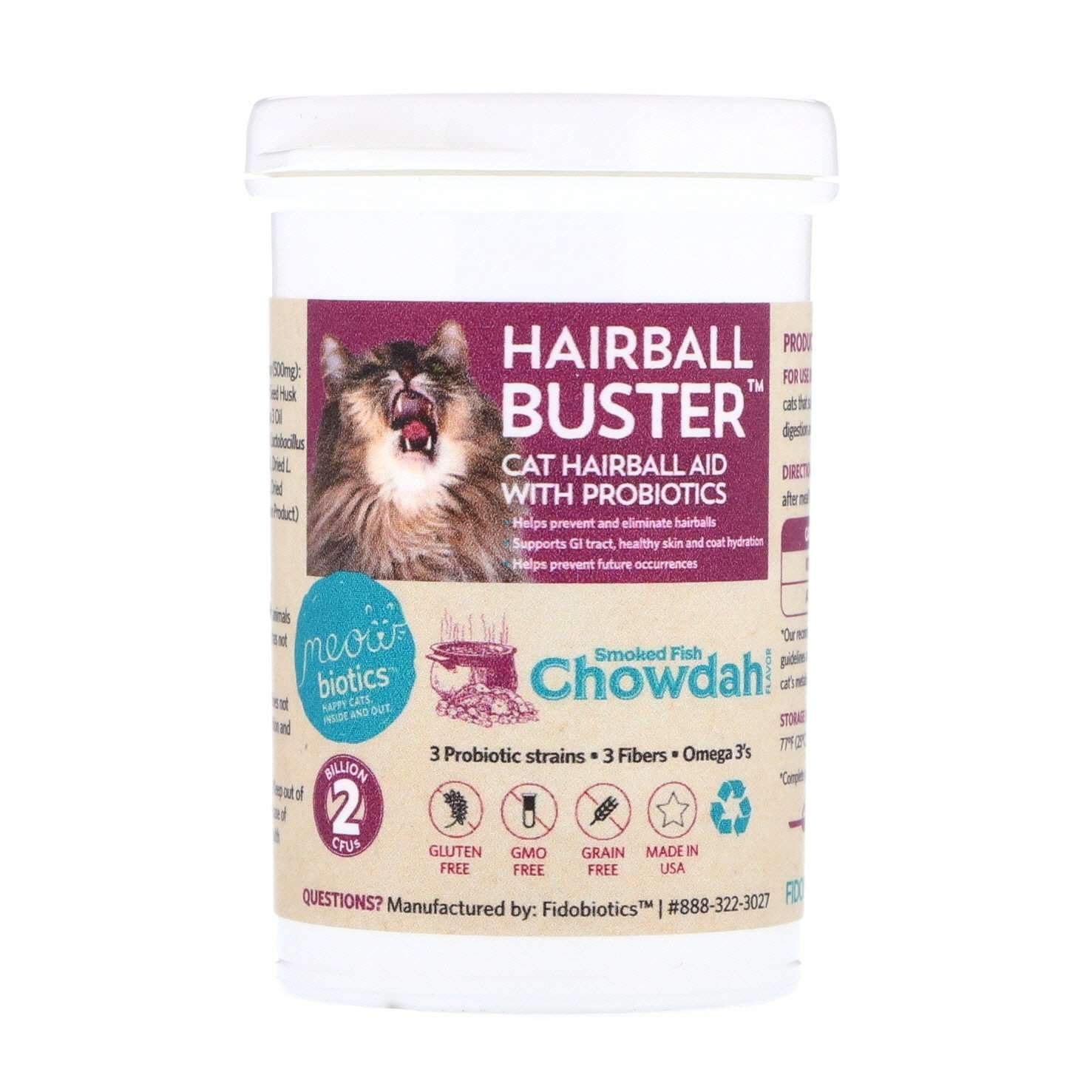Meowbiotics - Hairball Buster Powder