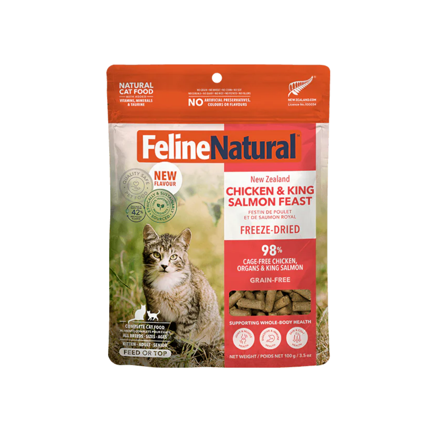 Feline Natural - Freeze Dried Chicken & King Salmon