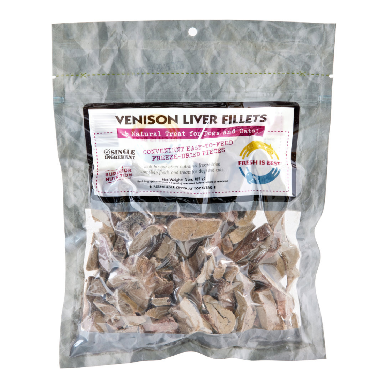 Fresh is Best - Freeze Dried Venison Liver Fillets