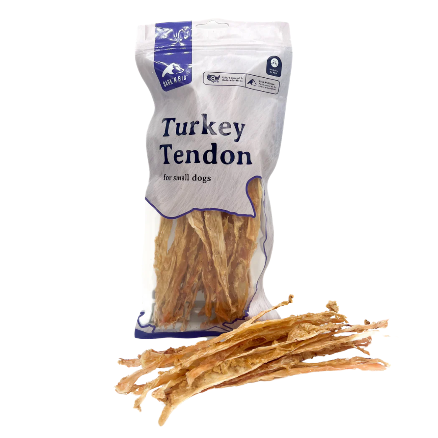 BarknBig - Dehydrated Turkey Tendon
