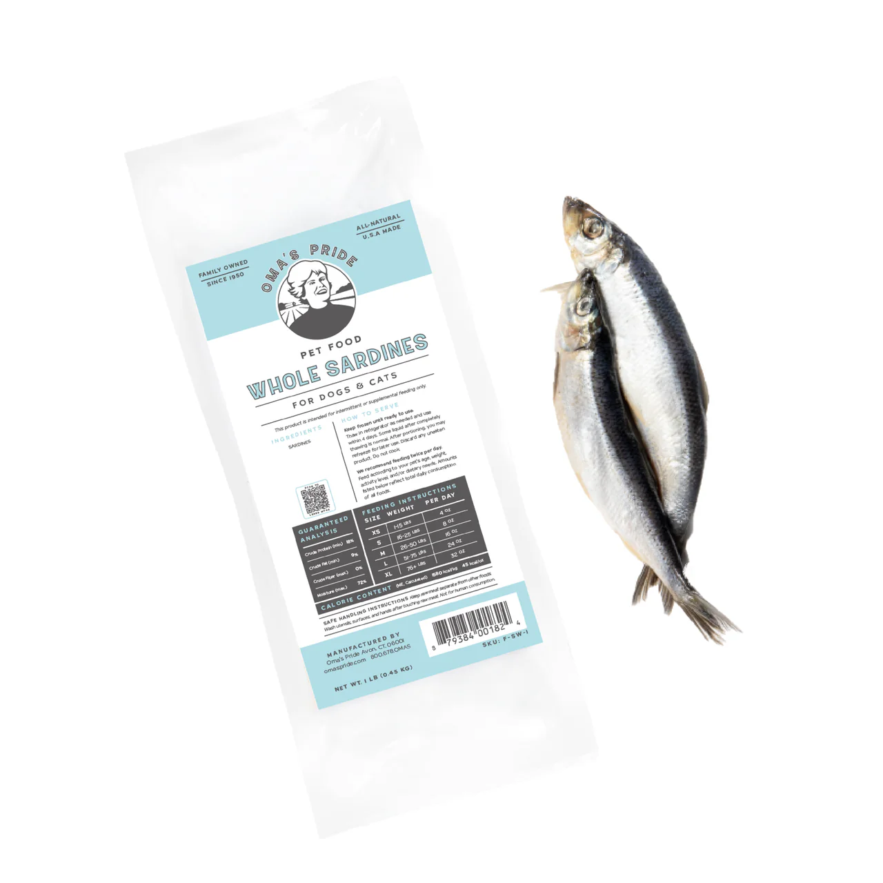 Oma's Pride - Whole Sardine