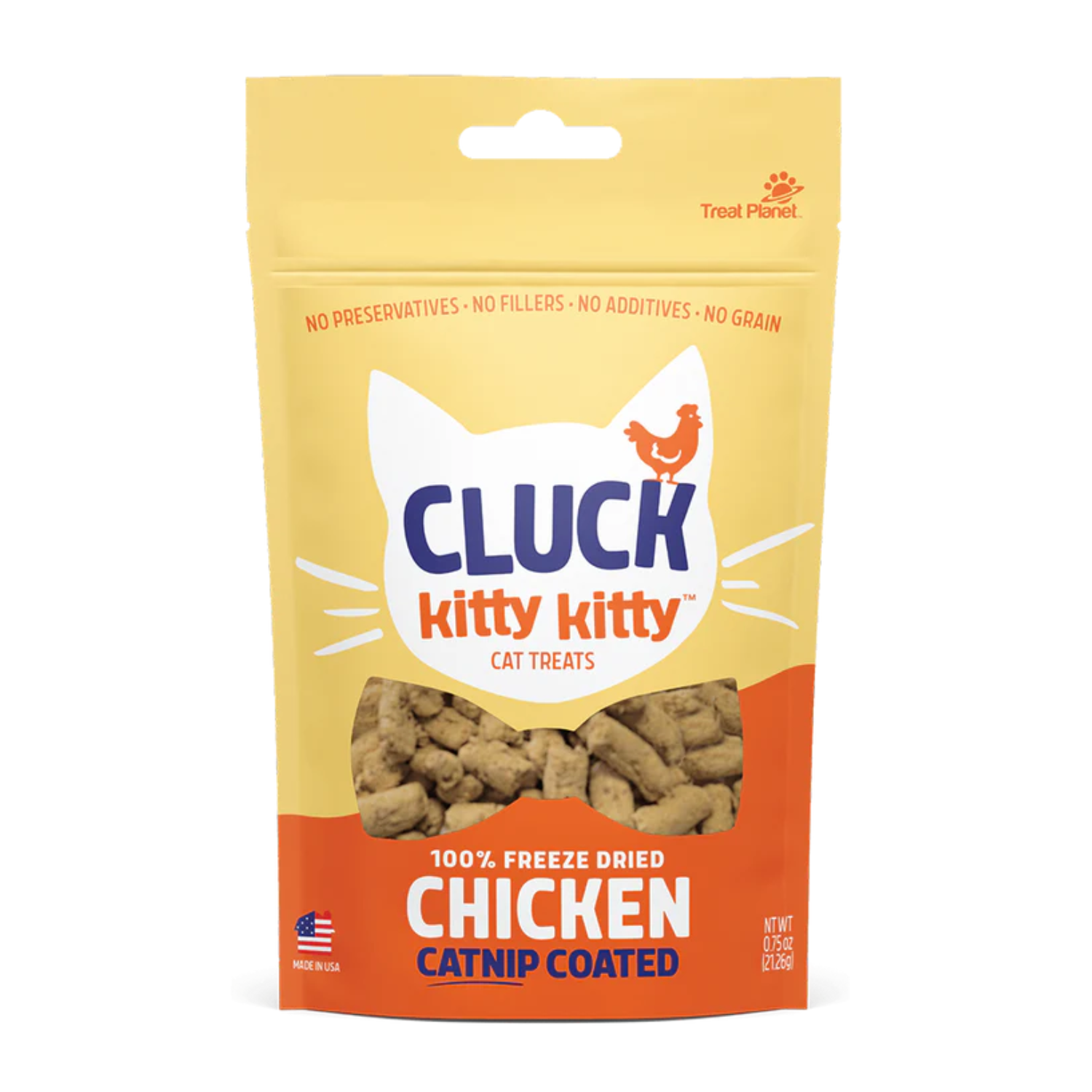 Treat Planet - Cluck Kitty Kitty Catnip Coated Chicken Treats