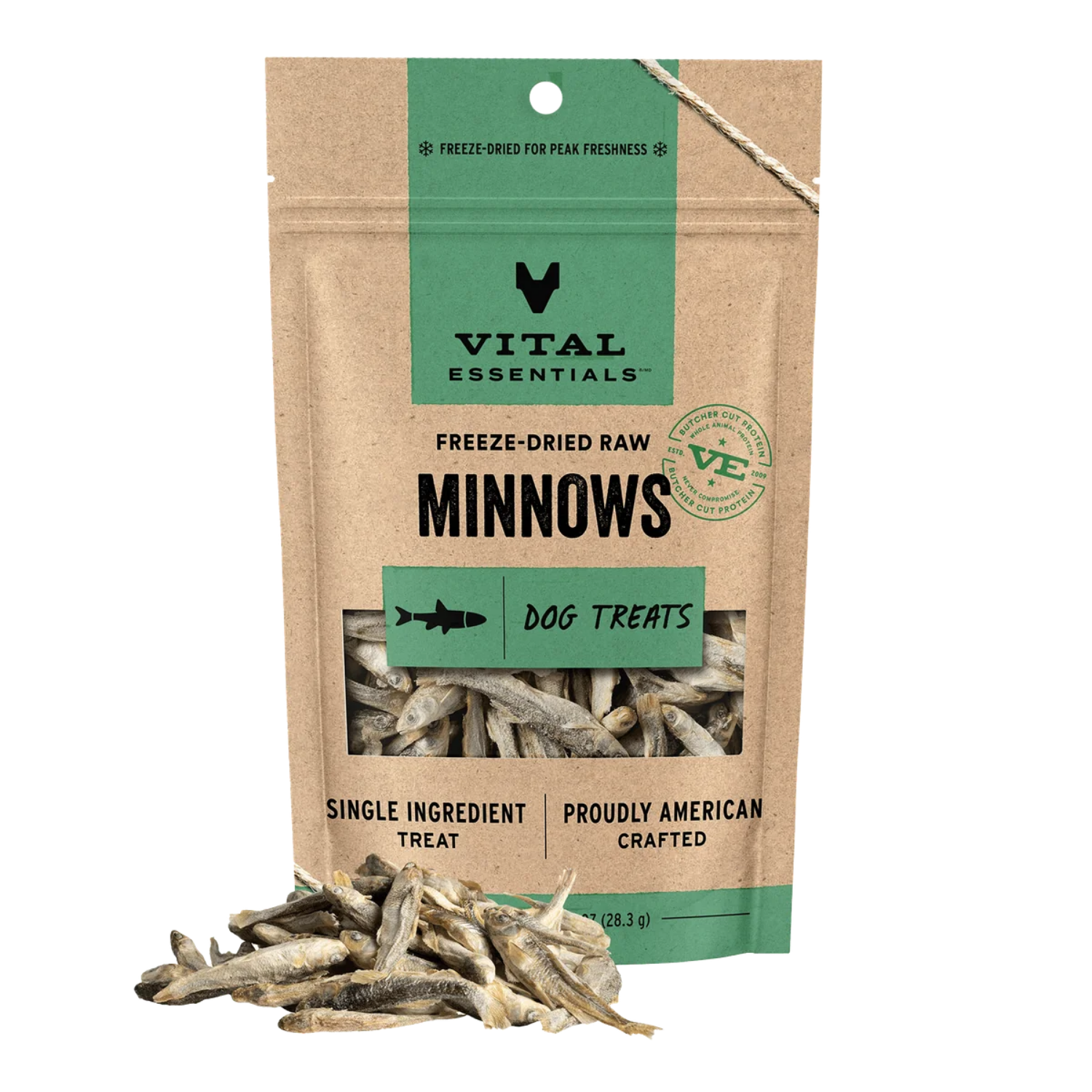 Vital Essentials - Freeze Dried Minnow Treats for Dogs