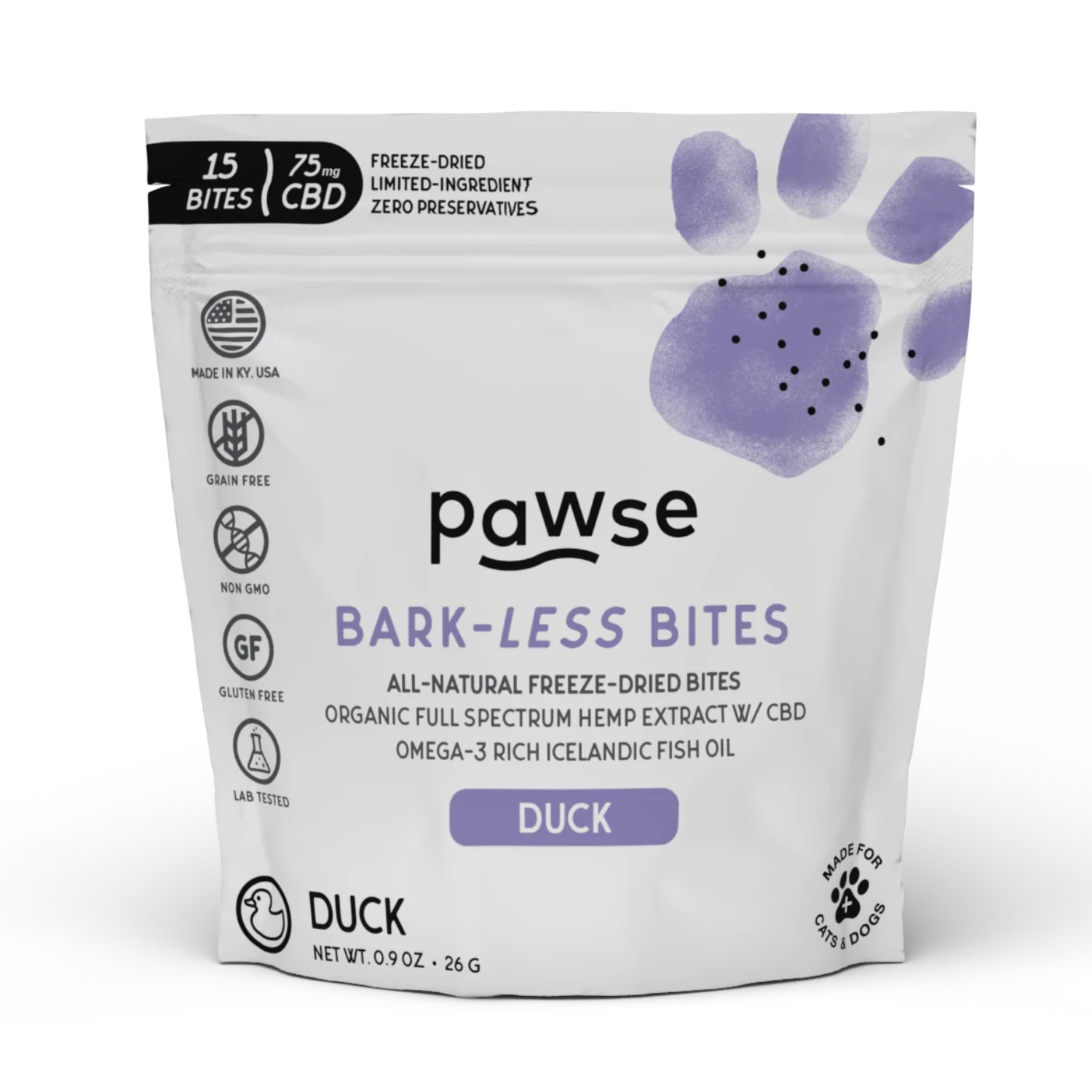 Pawse - 5mg CDB Infused Duck Bites