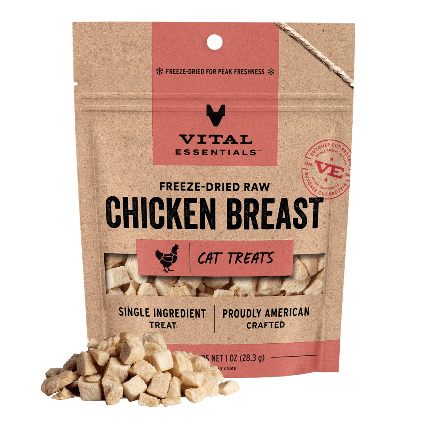 Vital Essentials - Freeze Dried Chicken Breast Treats for Cats