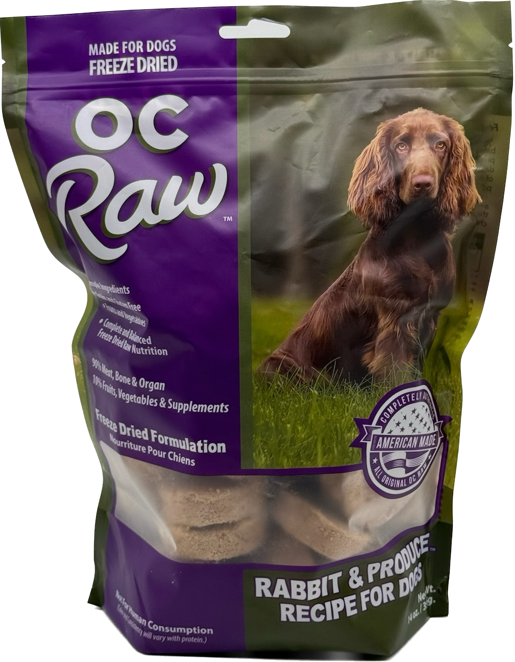 OC Raw - Freeze Dried Meals for Dogs Rabbit & Produce Sliders