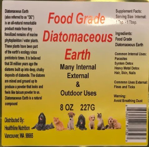 Healthline Nutrition - Food Grade Diatomaceous Earth