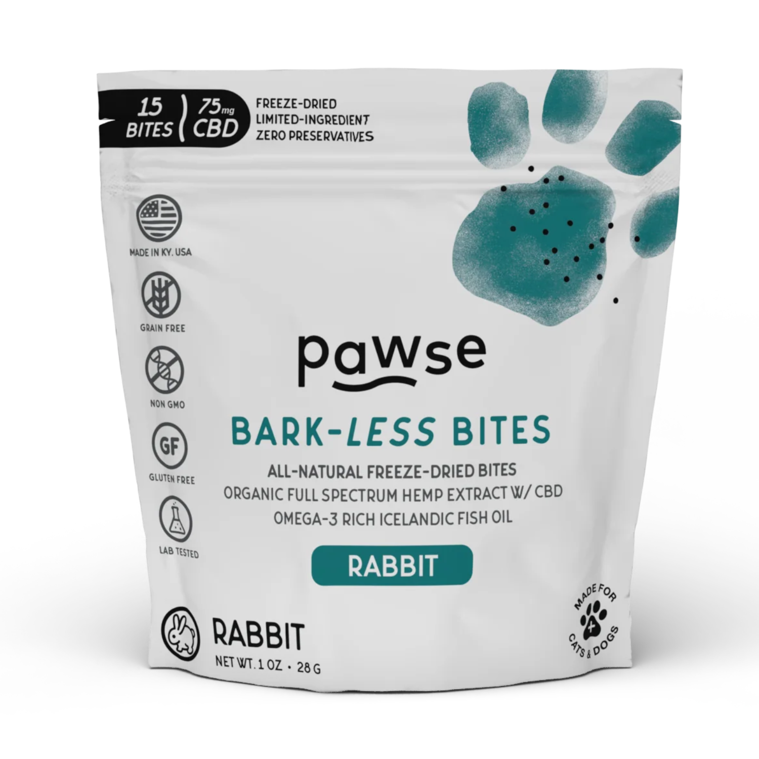 Pawse - 5mg CBD Infused Rabbit Bites