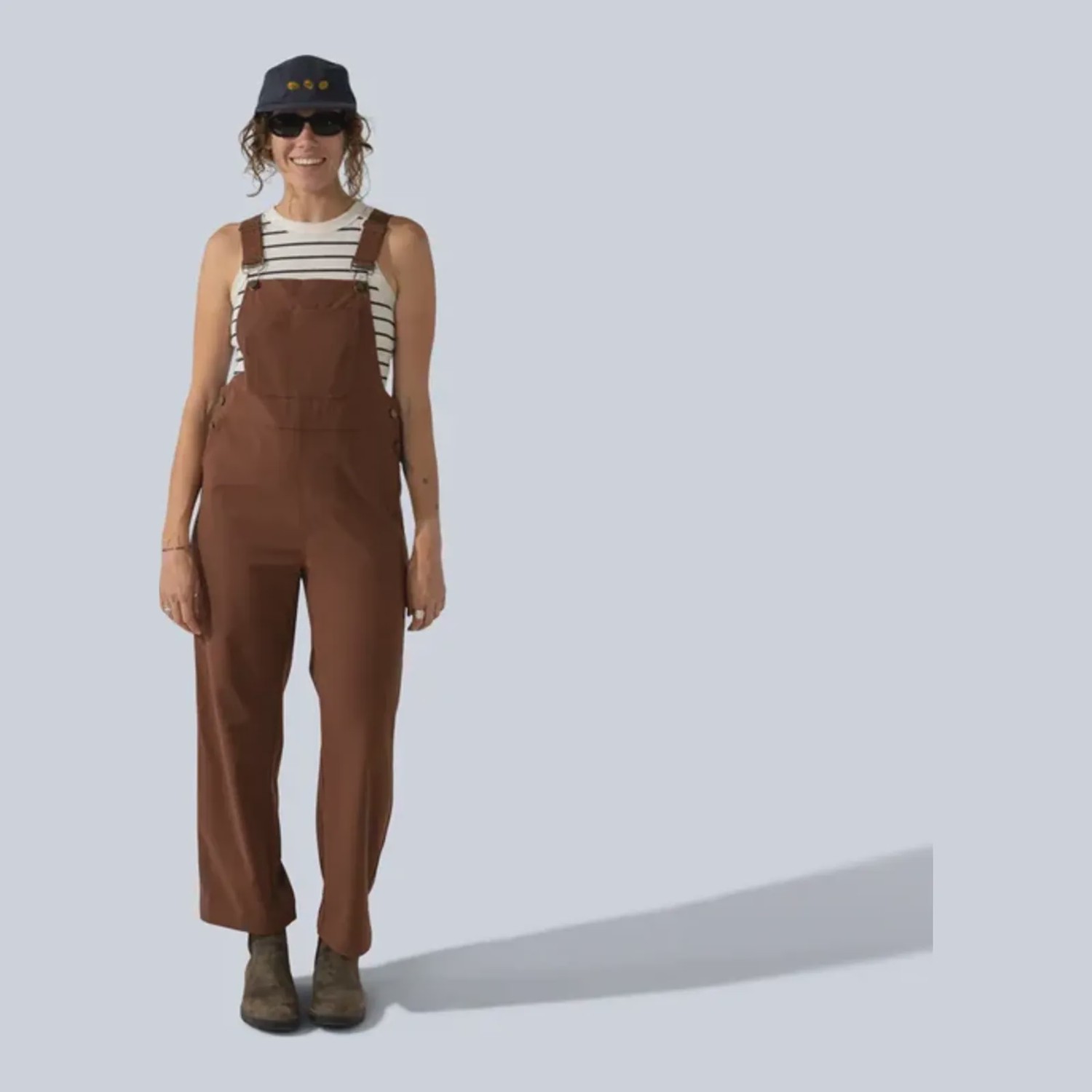 Wild Rye Emmett Overalls in Chesnut, alternate view 6