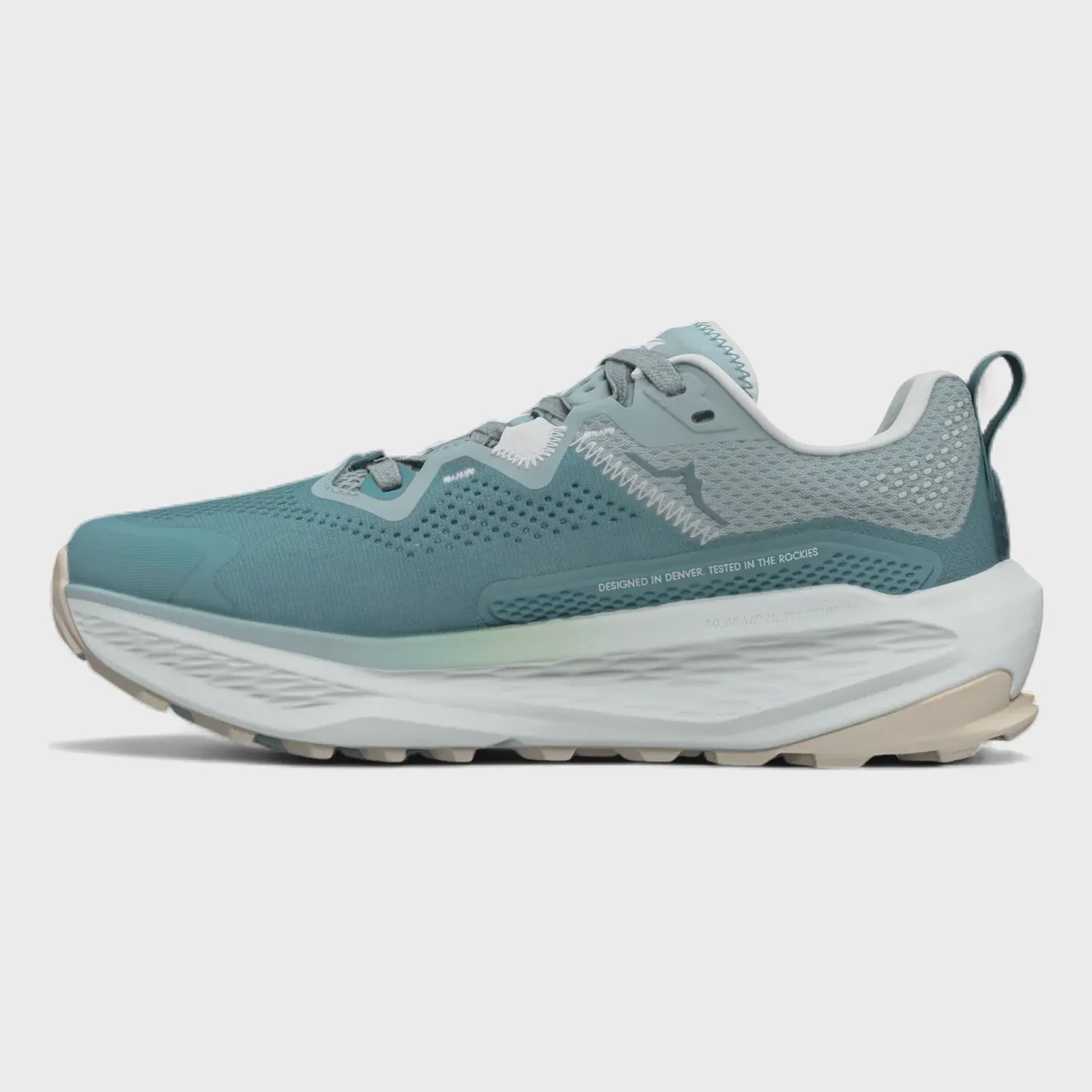 Altra Women's Olympus 7 in Sea Pine/ Ice, alternate view 3
