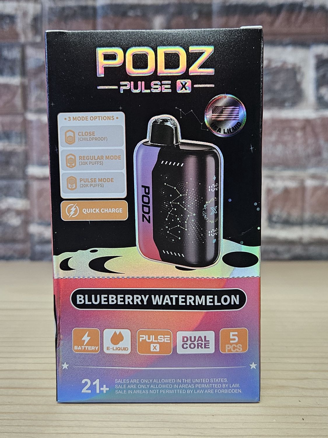Podz Pulse X 30k Disposable Blueberry Watermelon