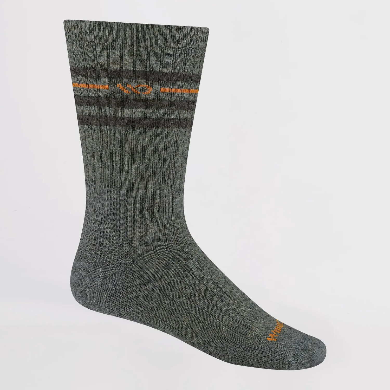 Wide Open Men's Vintage Stripe Cushioned Crew Socks