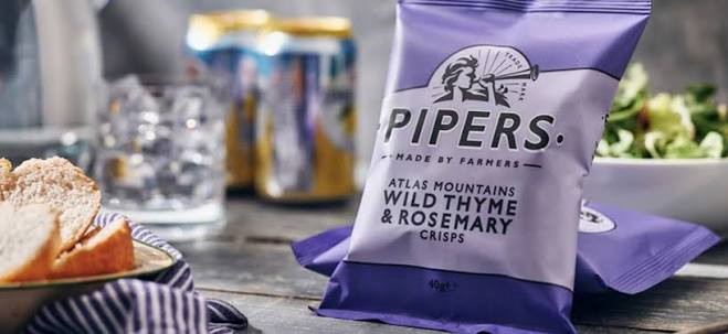 Pipers Atlas Mountain Wild Thyme &amp; Rosemary Crisps
