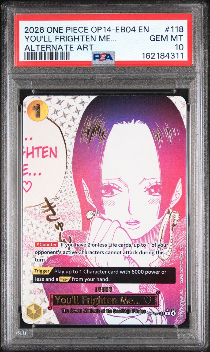 Graded One Piece Cards