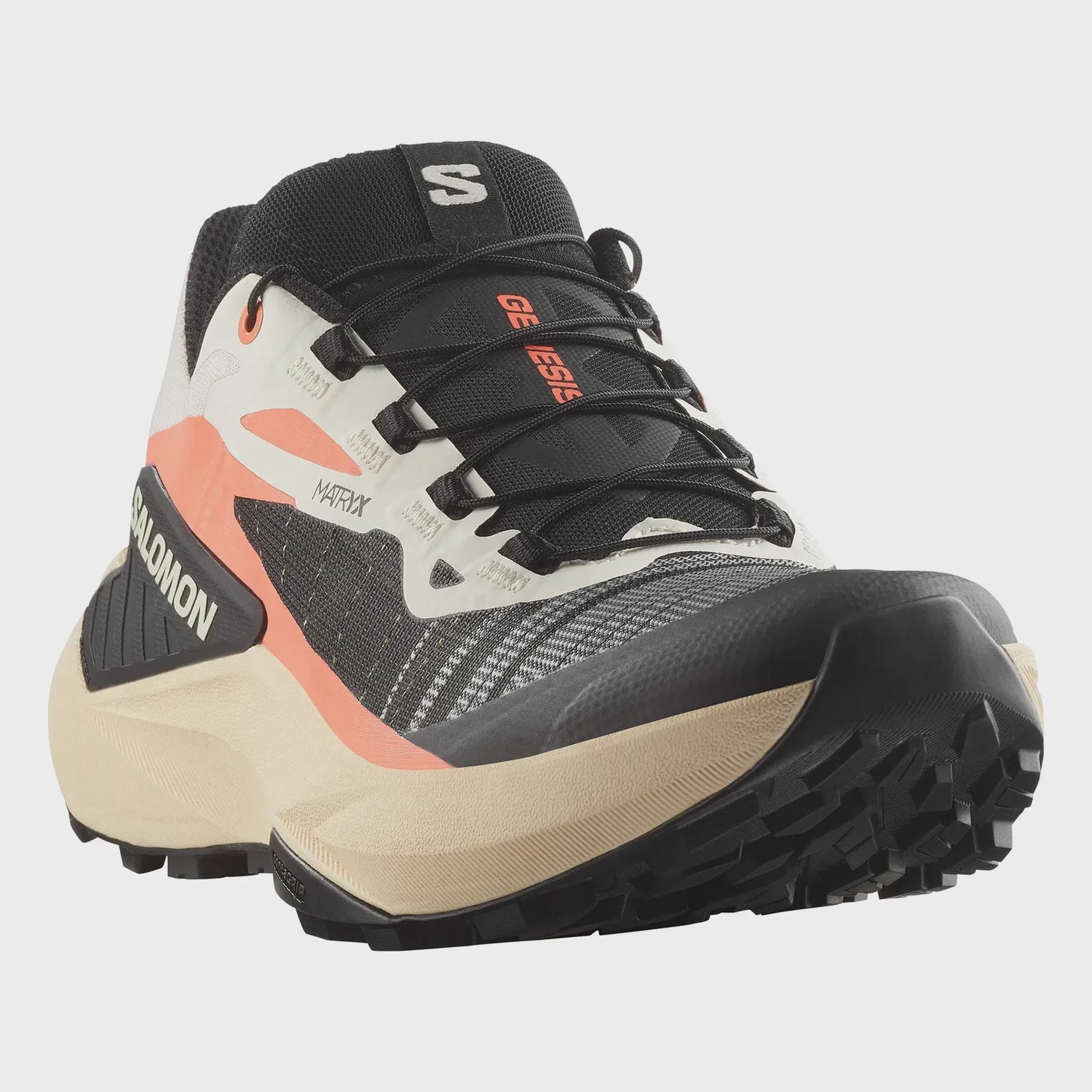 Salomon Women's Genesis in Fusion Coral-Tender Peach-Black, alternate view 2