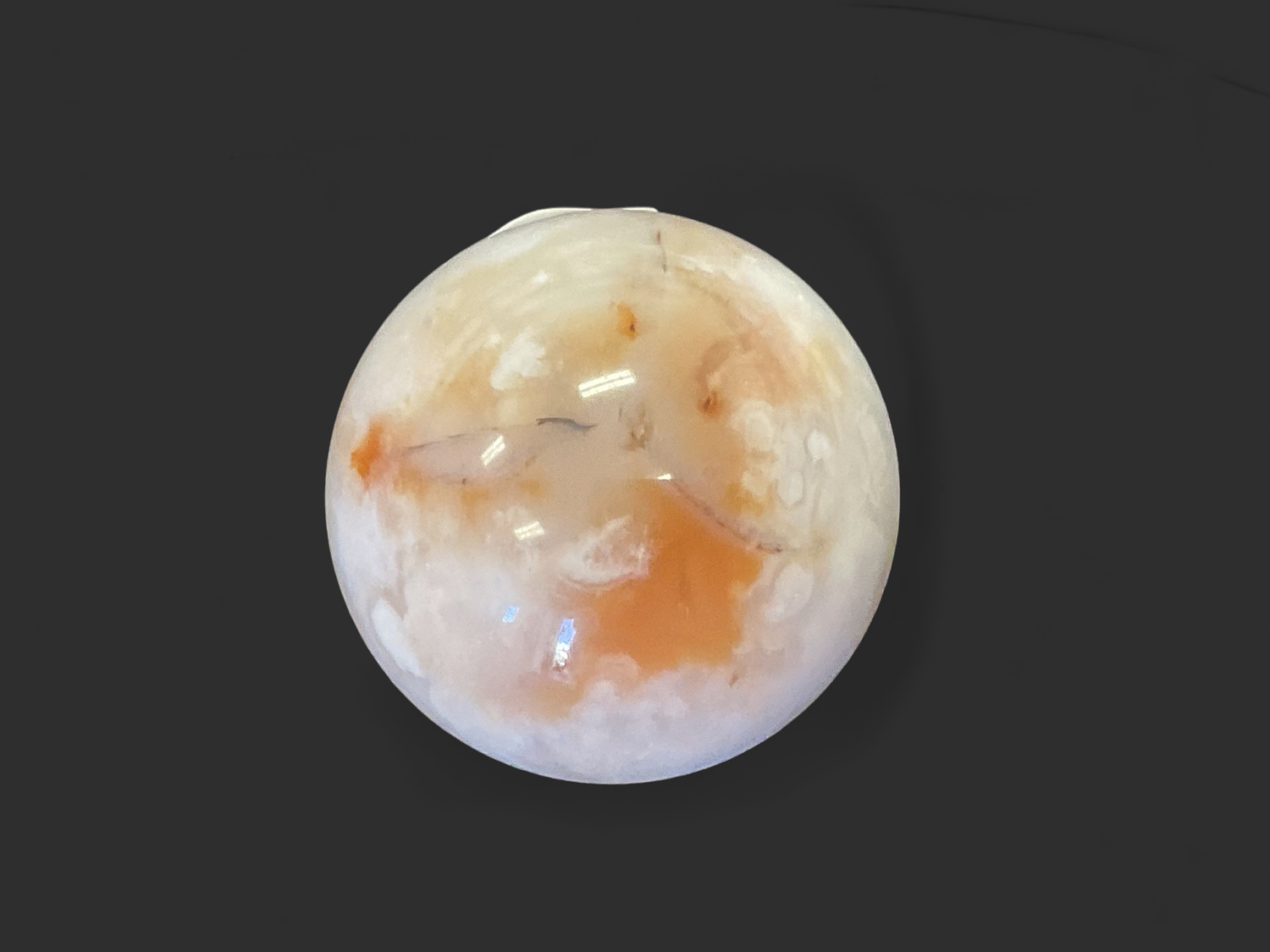 Carnelian Flower Agate