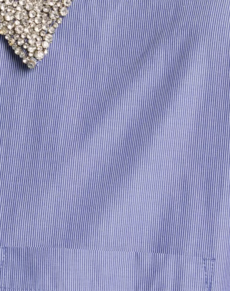 TWP Big Joe Shirt with Crystal Collar