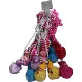HS0374N - Plush Baby Doll w/Beads Pink Pearl
