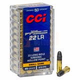 CCI .22LR Suppressor 45gr HP 500 Rounds Product Image Thumb 12488