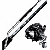 Shimano Status 5'6" DDM PE:5-8 Bent Butt + Shimano Forcemaster 9000 with 80lb Braid Product Image Thumb 1