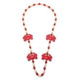 HS1208 - 4W Red Crab Red Gold & White