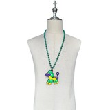 HS0413N - Rubber Balloom Dog w/line Beads