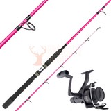 Shimano Kidstix 5'5" 4-8kg Pink + Shimano IX4000R Product Image Thumb 1