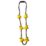 HS0474N - LED 6 RUBBER 3D DUCK NECKLACE