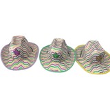 NY1208N - LED CHEVRON COWBOY HAT W/FDL