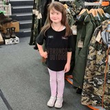 Lonely Track Kids Tyro Fleece Tee Black Product Image Thumb 21115