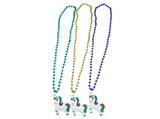 HS0415N - Rubber Unicorn PGG w/line Beads