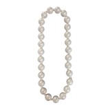 HS0484N - 42.5" Pearl White 3cm Beads