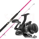 Shimano Kidstix 5'5" 4-6kg Pink + Shimano Baitrunner ST 4000FB Product Image Thumb 1