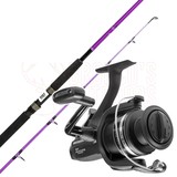 Shimano Kidstix 5'5" 4-6kg Purple + Shimano Baitrunner ST 4000FB Product Image Thumb 1