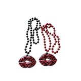 HS0440N - 3.5 Inch Polystone Beads Lip Love