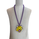 HS0416N - Rubber Tiger Head w/line Beads