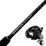 Shimano Status Bluewater Game 5'6" 24-37kg Bent Butt + Shimano Forcemaster 9000 + PE:8 - 1000m Product Image Thumb 1