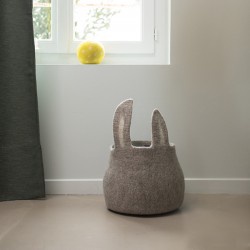 PASU BUNNY CALABASH - LIGHT STONE