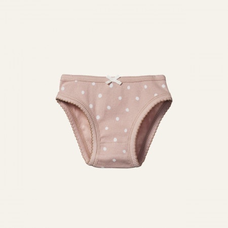 GIRLS UNDERPANTS - DOTTIE ROSE BUD PRINT