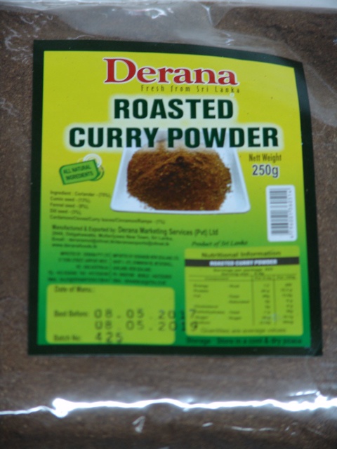 Derana Roasted Curry Powder 500g