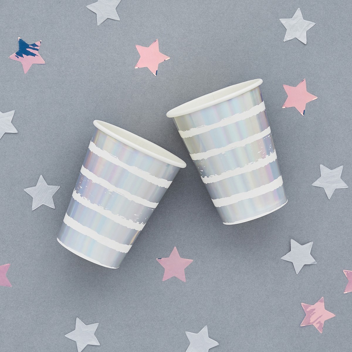 Hootyballoo - Striped Paper Cups - Pack of 8