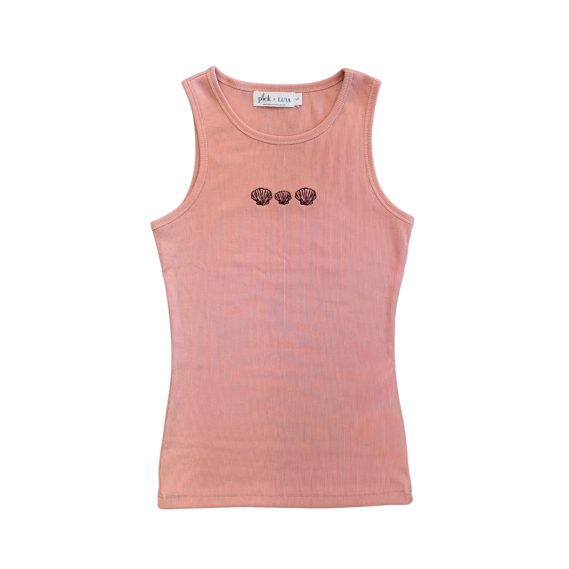 Luna Top - Embroidery Shell Pink — foto 1