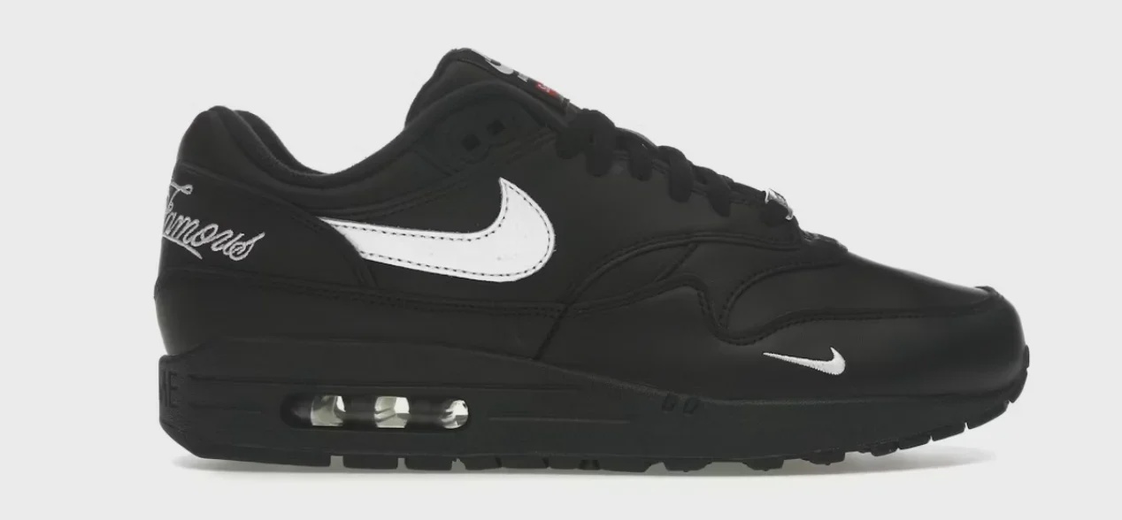 Nike Nike Air Max 1 '87 SP Supreme Black White - Size US M 9