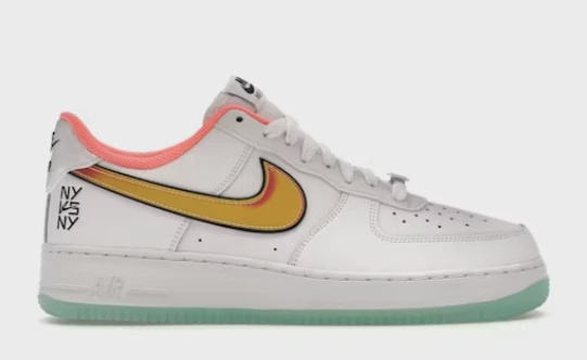 Nike Air Force 1 Low NY vs. NY White Crimson Pulse • Brand New [3603]