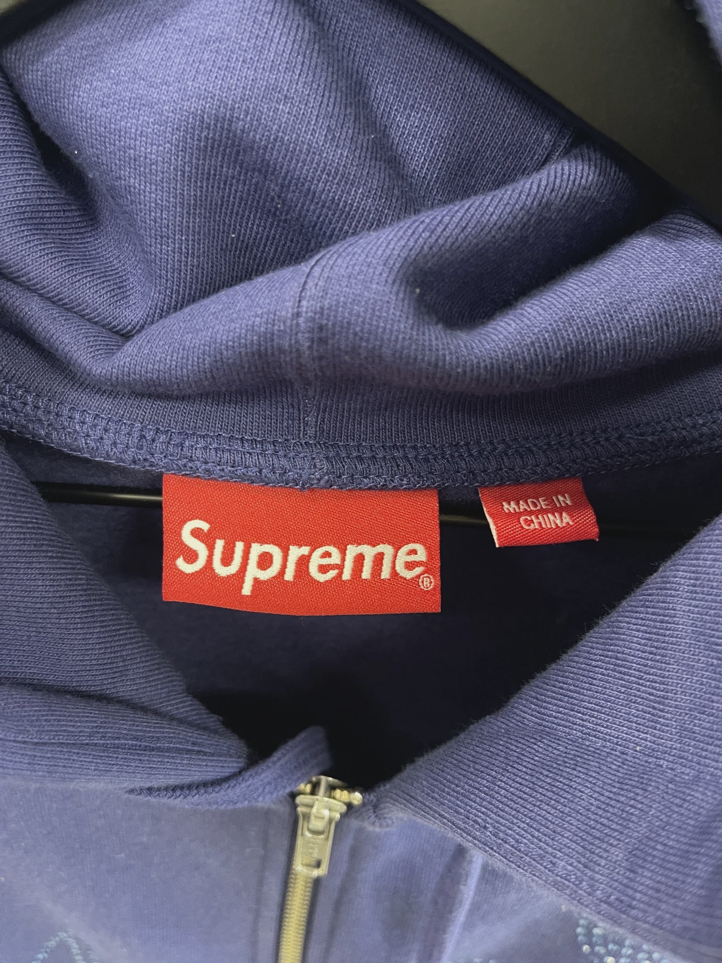 Supreme rhinestone zip up • Brand New [8626] 4