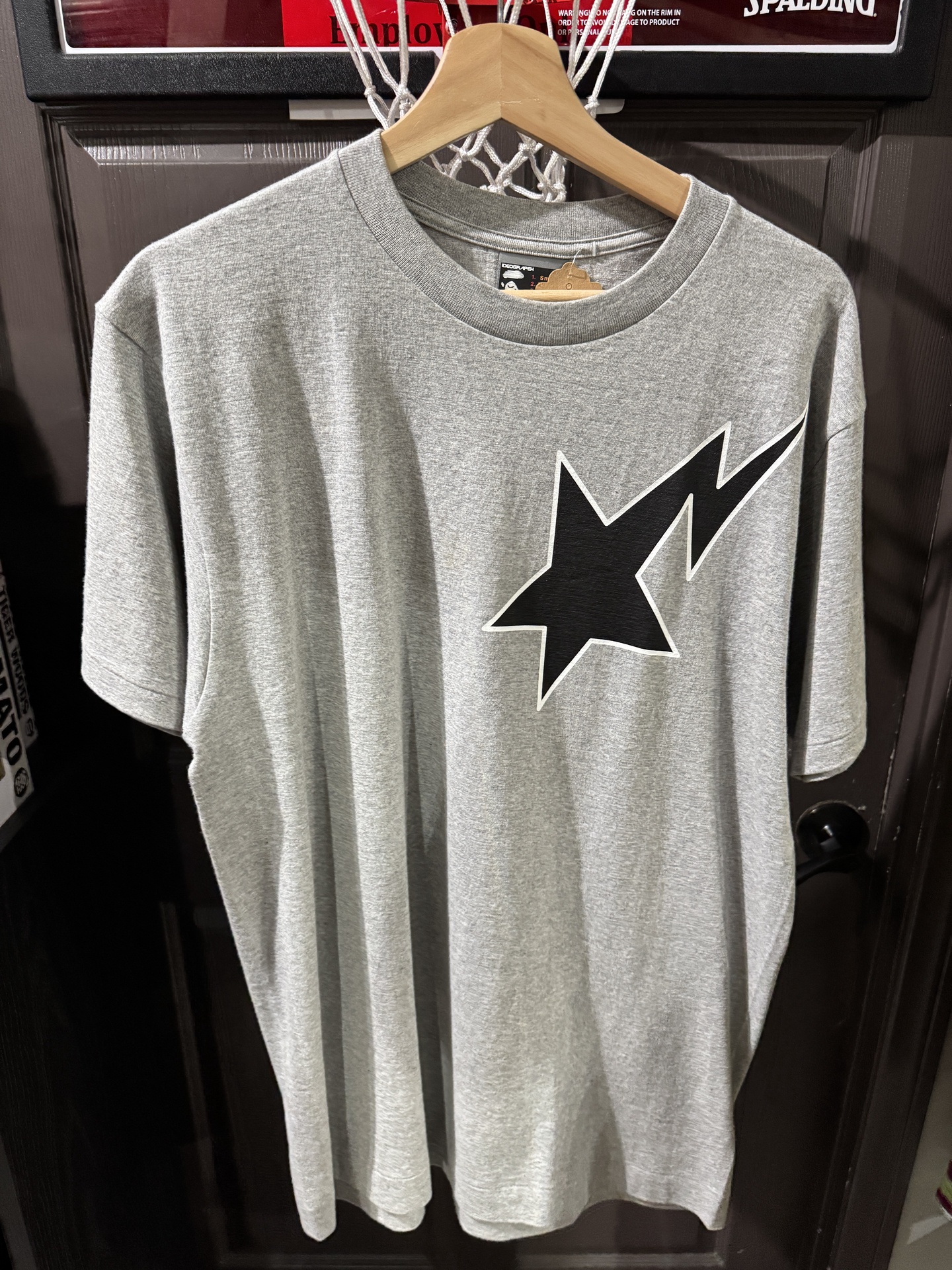 BAPE Early 2000S Bapesta Star Logo Grey