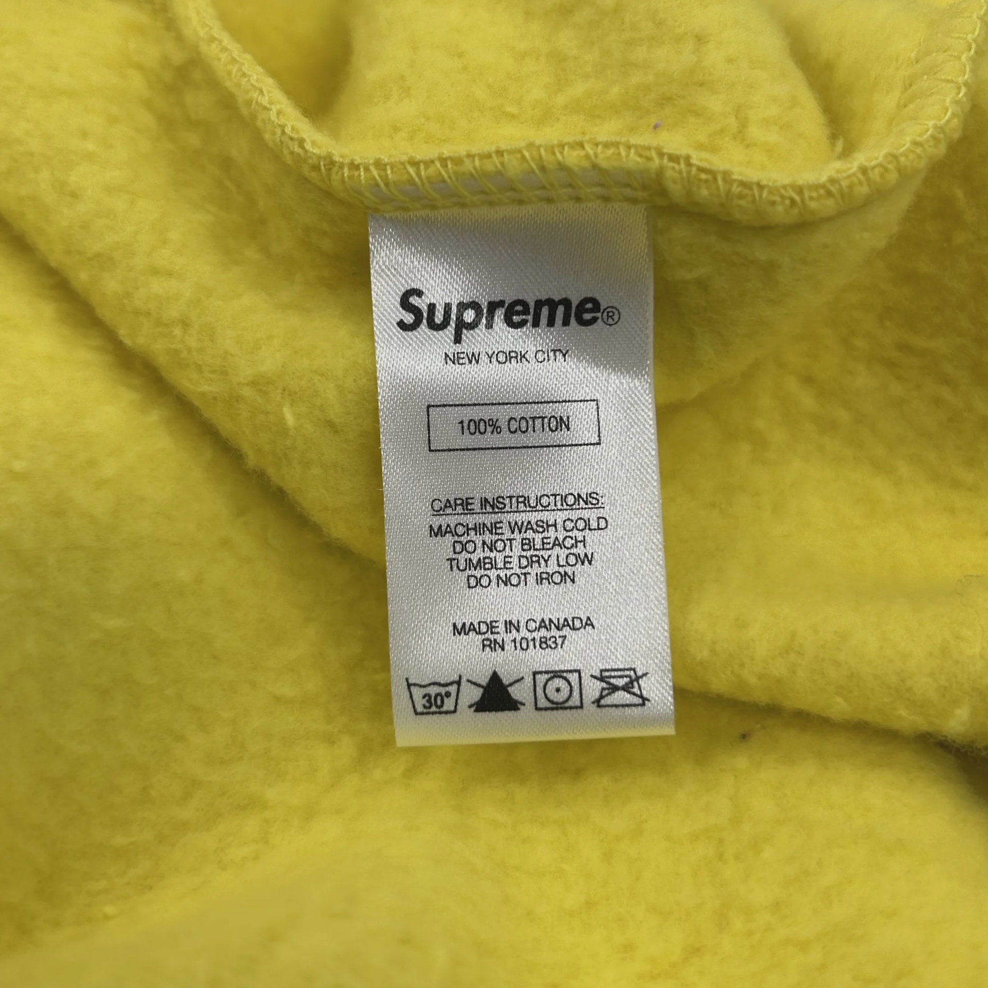 Supreme Aerial Crewneck Lemon • Pre-Owned [8867] - photo 5